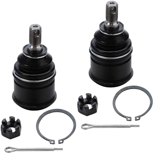 Image of Detroit Axle - Front 9pc Suspension Kit for 1996-2000 Honda Civic 1997 1998 1999, 2 Upper Control Arms 2 Lower Ball Joints 2 Outer Tie Rods 2 Sway Bars 1 Rack and Pinion Replacement