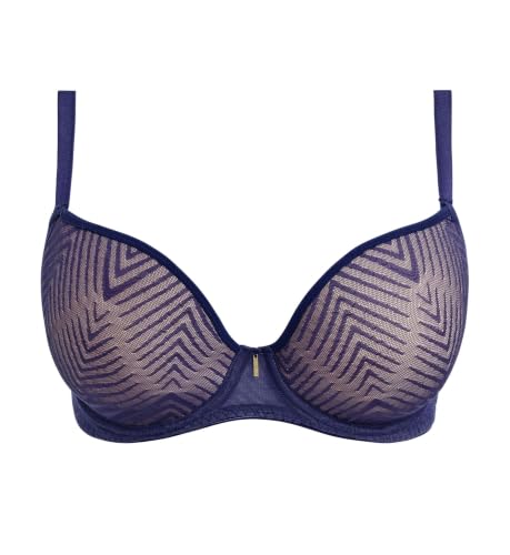 Soutien-gorge plongeant moulé Freya saphir foncé 85E à armatures