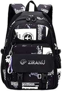 Tanou 2023 New Backpack for Primary School Girls Boys, Kids Casual Print Pattern Backpacks, Lightweight Durable Waterproof Book Bags for Students