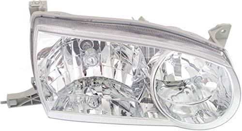 Evan Fischer Passenger Side Headlight for Toyota Corolla CE LE S 2001-2002 Halogen With bulb(s) Replaces# 8111002110