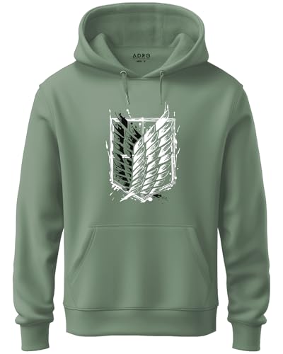 ADRO Mens Attack on Titan Printed Hoodies