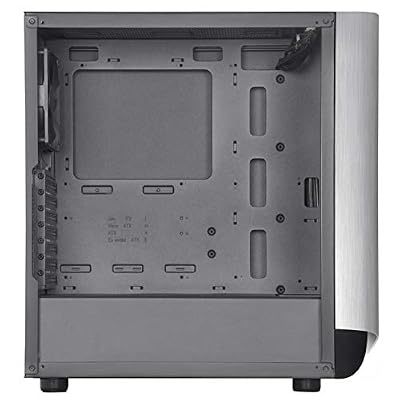 Silverstone Technology SETA A1 Silver on Black Premium ATX/Micro-ATX Case with Temperd Glass - SEA1SB-G