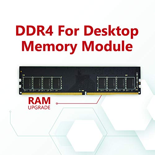 Gigastone DDR4 16GB (8GBx2) 2666MHz PC4-21300 CL19 1.2V UDIMM 288 Pin Unbuffered Non ECC for PC Computer Desktop Memory Module Ram Upgrade Kit