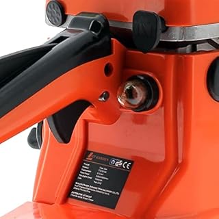 GT Garden Tronçonneuse Thermique 62 cm3, 3.5 CV, Guide 50 cm, 2 chaînes