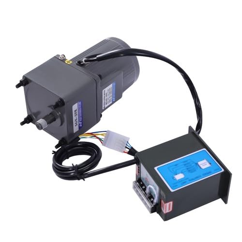 Moteur à engrenages électrique 220V 40W avec régulateur de vitesse 0-1400 tr/min