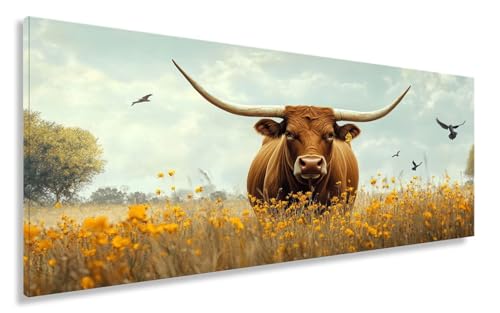 Broderie Diamant Bœuf 40x90CM : Anti-Stress Activité Manuelle Complète Contre Ennui