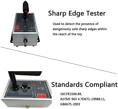 Electric Edge Sharpness Tester for Toy Safe, Precision Burr Detection Machine for Quality Control