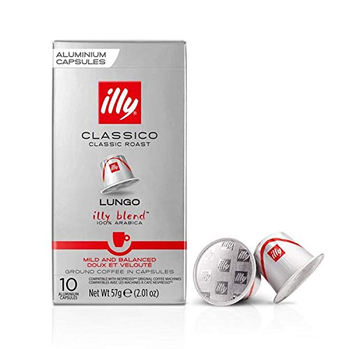 Taza de café | Illy | Clásico Koffiecups largos 10 Stuks | Peso Total 57 grams
