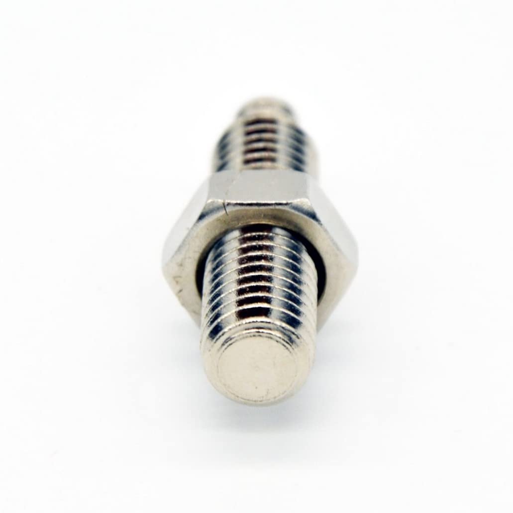 Vite a doppio uso 1/4 e 3/8 adattatore maschio vite per testa a sfera treppiede monopiede cromato 4 cm