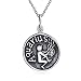 Produktbild Sternzeichen Wassermann Astrologie Horoskop Rundes Medaillon Anhänger Für Herren Damen Halskette Sterling Silber