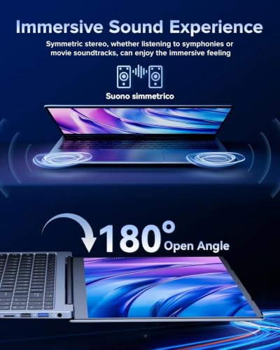 Image of AOC Laptop Computer 15.6 Inch FHD Screen Laptop with N95 Processor(Up to 3.4GHz) 16GB RAM 512GB SSD Work Laptops Windows 11 Laptop Computer, Light&Thin, Metal Shell, Webcam, Type-C, USB3.2,