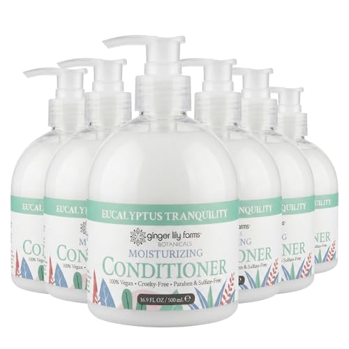 Image of Ginger Lily Farms Botanicals Conditioner, 16.9oz /6pk, Eucalyptus
