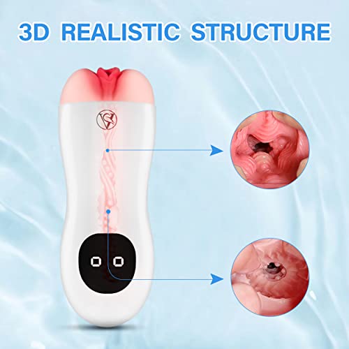 Masseur électrique homme vaginette en silicone pour un plaisir réaliste