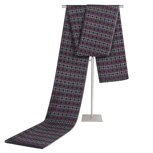 Foulard d'hiver homme noir pour vos trajets quotidiens et sorties professionnelles