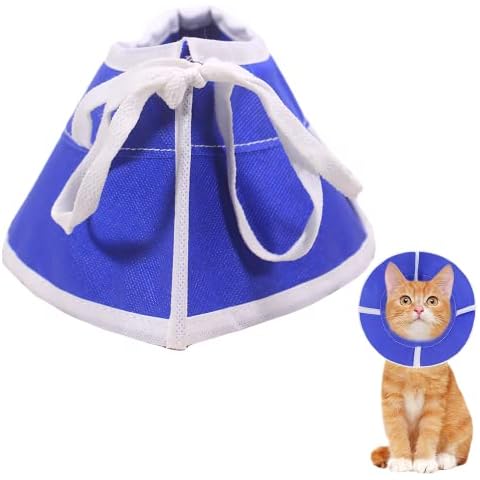 1 PCS Pet Cone Collar Adjustable Recovery Collar Soft Pet Cone Protective Cone for Anti-Biting Lick Wound Healing Grooming Cover