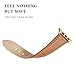 SWEES Leather Band Compatible for iWatch 38mm 40mm, Genuine Leather Replacement Strap Rose Gold Buckle Compatible iWatch Series 6 5 4 3 2 1 Sports & Edition Women And Men, Classic Brown