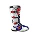 O'NEAL | Motocross-Stiefel | Enduro Motorrad | Komfort durch Air-Mesh-Innenleben, vier Verschlussschnallen, hochwertiges Synthetik-Material | Boots Rider Pro | Erwachsene | Weiß Rot Blau | Größe 44