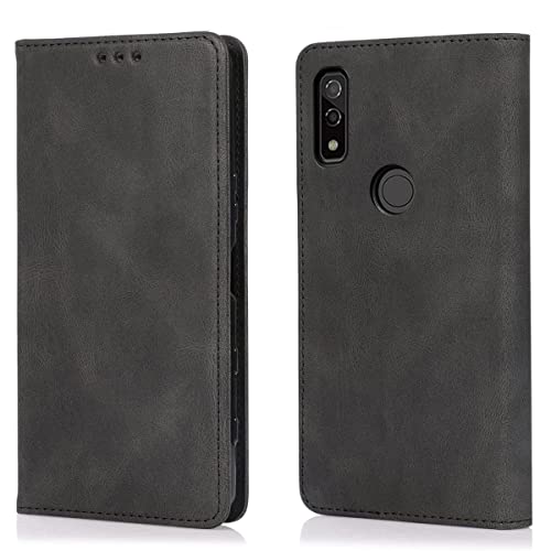 Boukkin For arrows We F-51B ケース 手帳型 スマホケース カードポケット付き財布型 高級PU合皮 サイドマグネット ストラップホール付き スタンド機能 落下防止 耐衝撃 全面保護 arrows We F-51B / FCG01 ケース 手帳型