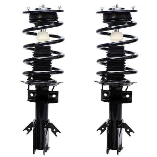 Image of Detroit Axle - FWD 4pc Struts Shock Absorbers Kit for 2013-2020 Ford Fusion, 2 Front Struts w /Coil Spring 2 Rear Shocks Absorbers 2013 2014 2015 2016 2017 2018 2019 2020 Replacement Suspension