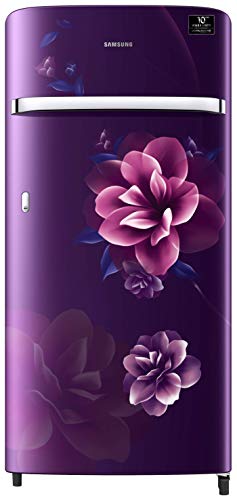 [Apply coupon + SBI CC Offer] Samsung 198 L 5 Star Inverter Direct-Cool Single Door Refrigerator (RR21T2G2WCR/HL, Camellia Purple)