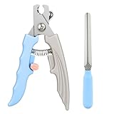 Dog and Cat Nail Clippers,Dog Nail Trimmer with Safety Guard,Prevent Excessive Nail Trimming,Free Nail File Included, Professional Grooming