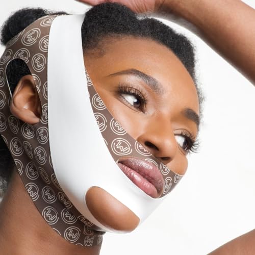 What Waist Chin Strap for Sleeping – V Line Lifting Mask – Adjustable Jawline Support & Face Contouring Mask – Comfortable Chin Lifting Strap for Women – Facial Profile Shaper