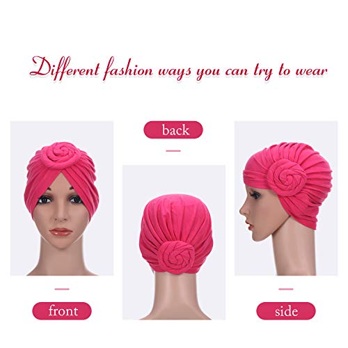 Image of SATINIOR 6 Pcs Turbans for Women