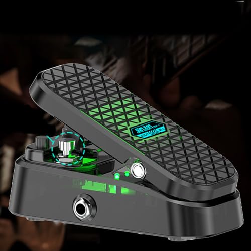 2 in 1 Wah Volume Guitar Effect Pedal Dual Universal WAH Pedal for Keyboards MIDI Keyboards/Controllers and Supported Guitar Effects Pedals RM-Type Shielded Inductor for Superior Wah