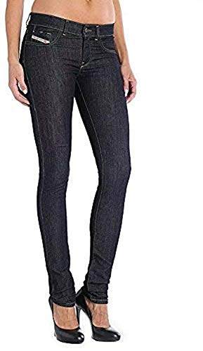 Diesel Grupee 0RZ74 Womens Stretch Jeans Dark Blue (W28 L32)