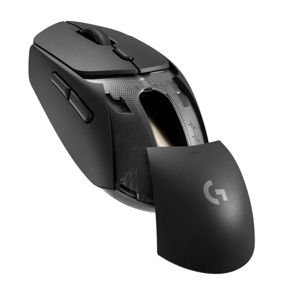 Logitech G309 Lightspeed Wireless Gaming Mouse, Lightweight, LIGHTFORCE Hybrid Switches, Hero 25K Sensor, 86g & 300+ hr Battery Life with AA Battery, 6 Programmable Buttons, PC & Mac - Black - 5