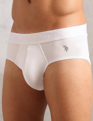 Image of U.S. Polo ASSN. Men's PB006 Bamboo Comfort Briefs for All-Day Freshness - Pack of 1