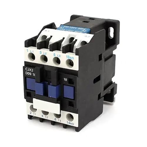 Contacteur LC1-D0910 avec bobine 110-120V tripolaire 25A 1NO pour commande moteur