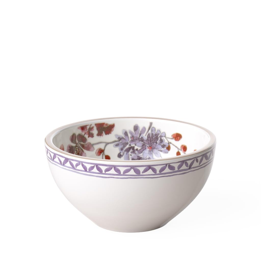 Villeroy & Boch Artesano Provencal Lavender Rice Bowl, 20 oz, White/Multicolored