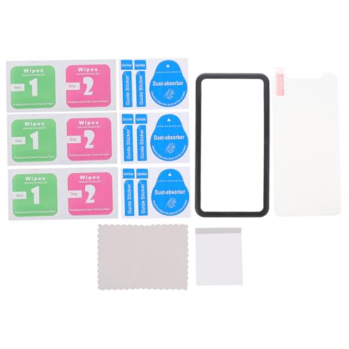 MOTHNUR 2 juegos Protector Pantalla para y Film Templado Antiarañazos Unidades Resistentes y Transparentes para Smartphone Fácil Instalación y Protección Óptima