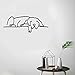 Matani Metal Dog Wall Decor | Minimalist Room & Living Room Wall Decor (Sleeping Labrador)