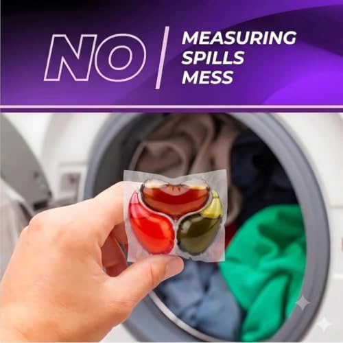 Image of 7 in 1 Smart Laundry Pods 20 pcs|| Laundry Detergent Pods for Tough Stain Removal in Front Load & Top Load Washing Machines|| Fragrance + Care with Fabric Softener
