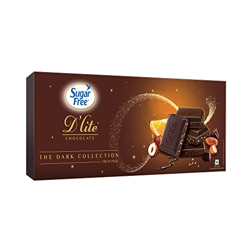 Image of Sugar Free D'lite The Dark Collection Assorted Chocolate Gift Pack, 200 g