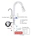 WANFAN Kitchen Sink Faucet with Pull Down Sprayer 2 Handle 3 in 1 Water Filter Purifier Faucets Brushed Nickel 0195SN