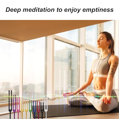 MIMIRACLE Solfeggio Tuning Forks Set - 10 Unweighted Aluminum Alloy Forks with Cleaning Cloth, Rubber Mallets, and Gift Box for Meditation, Yoga, and Healing by MIMIRACLE - Image 5