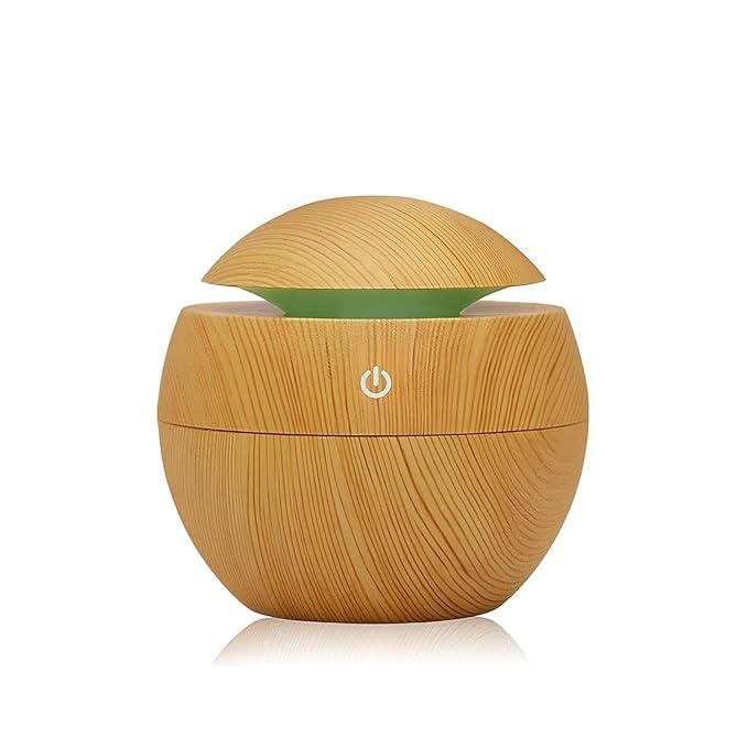 GOSHTI ENTERPRISE Wood Cool Mist Ultrasonic Humidifier for Room Moisture, Aroma Diffuser for Home, Essential Oil Diffuser with Colorful Light, Auto Shut-Off Ideal for Office, car, Travel, Home-image-8