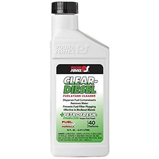 Power Service 09216-09 Clear-Diesel Fuel & Tank Cleaner - 16 oz.