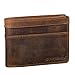 STILORD 'Cooper' Porte-Monnaie en Cuir Homme RFID Blocage et Protection NFC Portefeuille de Haute Qualité en Cuir Véritable, Couleur:Marron Moyen
