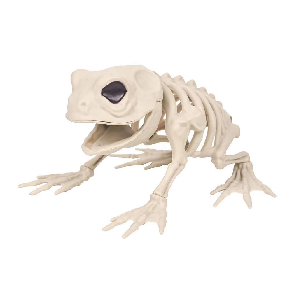 Vjsujehgy Skeleton Halloween Decorations - Posable Skeleton Animals Skeletons with Posable Joints Halloween Decor