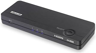 SpeaKa Professional SP-KVM-230 2+1 Port KVM switch HDMI 3840 x 2160 pixels