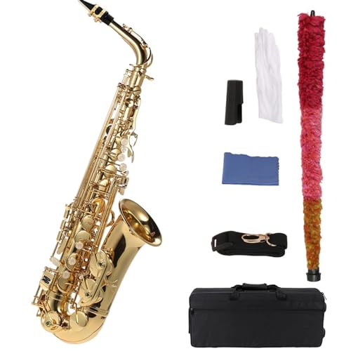 TbNX Eb AgTbNX^JbJ[S[h E tbgAgTbNX؊Ǌy{bNXtTbNXANZT[ (Color : Eb Alto Sax Gold)