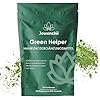 Grüne Entgiftungspulver, 200g Superfood Pulver, Greens Pulver helfer, Pflanzenpulver mit Matcha, Gerstengras, Heidelbeeren, Rich in Macronutrients, Micronutrients & Fiber