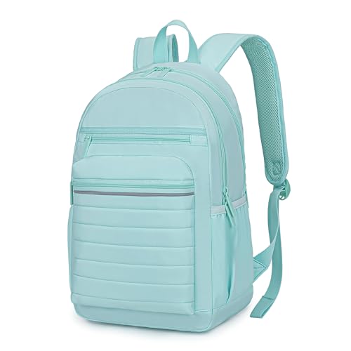 Image of KEOFID Travel Backpack for Women, Womens Work Backpacks, Anti-theft Backpack Purse, Back pack for College Girls, Carry-On Travel Backpacks,Bookbag(Light Green)
