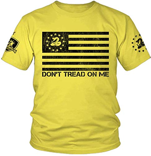 Don t Tread On Me - DTOM - 2nd Amendment - 2A - T-Shirt - Constitution & Trump Supporters Must Have (MD) Yellow