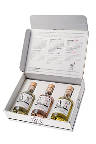 Premium Gin Geschenkbox Ciais Bordiga aus Italien. 3 * 0,2 l Flaschen. 42% vol.