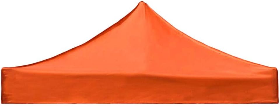 Sun Proof Garden Gazebo Canopy ¨C Replacement Tent Top Cover forion ¨C Portable Weight Design ¨C for Camping & Outdoor Activities ¨C 9.54 x 9.54 Feet - Orange